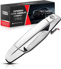 Front Driver Left Side Chrome Door Handles Fit For Chevy Silverado GMC Sierra 1500 2500 3500 Cadillac Escalade Yukon XL Denali Tahoe Avalanche Suburban 2007 2008 2009 2010 2011 2012 2013 2014