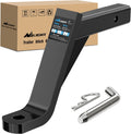 nilight 10-inch drop trailer hitch ball mount fit, main product view