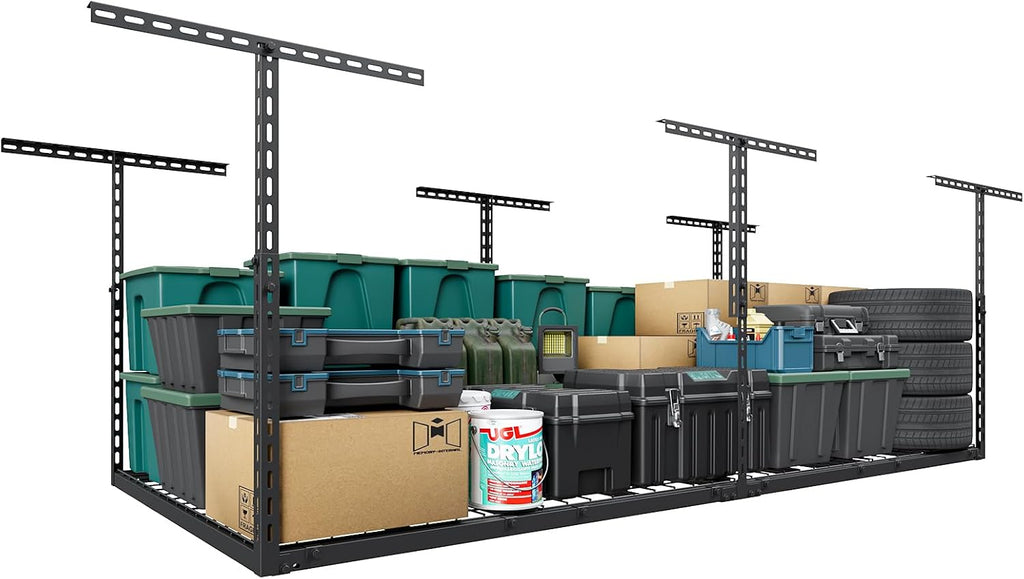 4x8 ft overhead garage storage rack,750lbs weight capacity, main product view