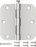 interior brushed nickel door hinges 3.5" with 5/8", main product view