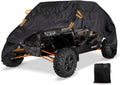 UTV Cover 4-6 Seater Waterproof Heavy Duty Black Oxford Cloth Protection Covers