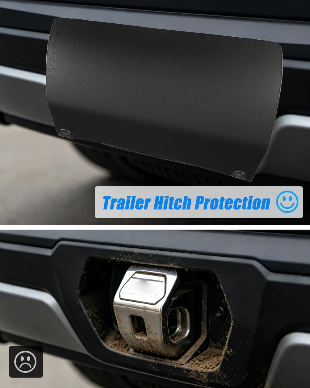 GM1129136 Trailer Hitch Cover Fit for Chevy Traverse L LS RS LT Cloth LT Leather LT True North Model 2018-2023, Rear Bumper Tow Hook Cover Replace 23288783, with Clips Retainers