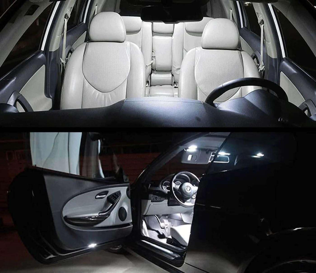 8pcs LED Interior Dome Reading Vanity Mirror Trunk Glove Box Lamps Light kit, for Mazda 3 BL Sedan Hatch 2010 2011 2012 2013