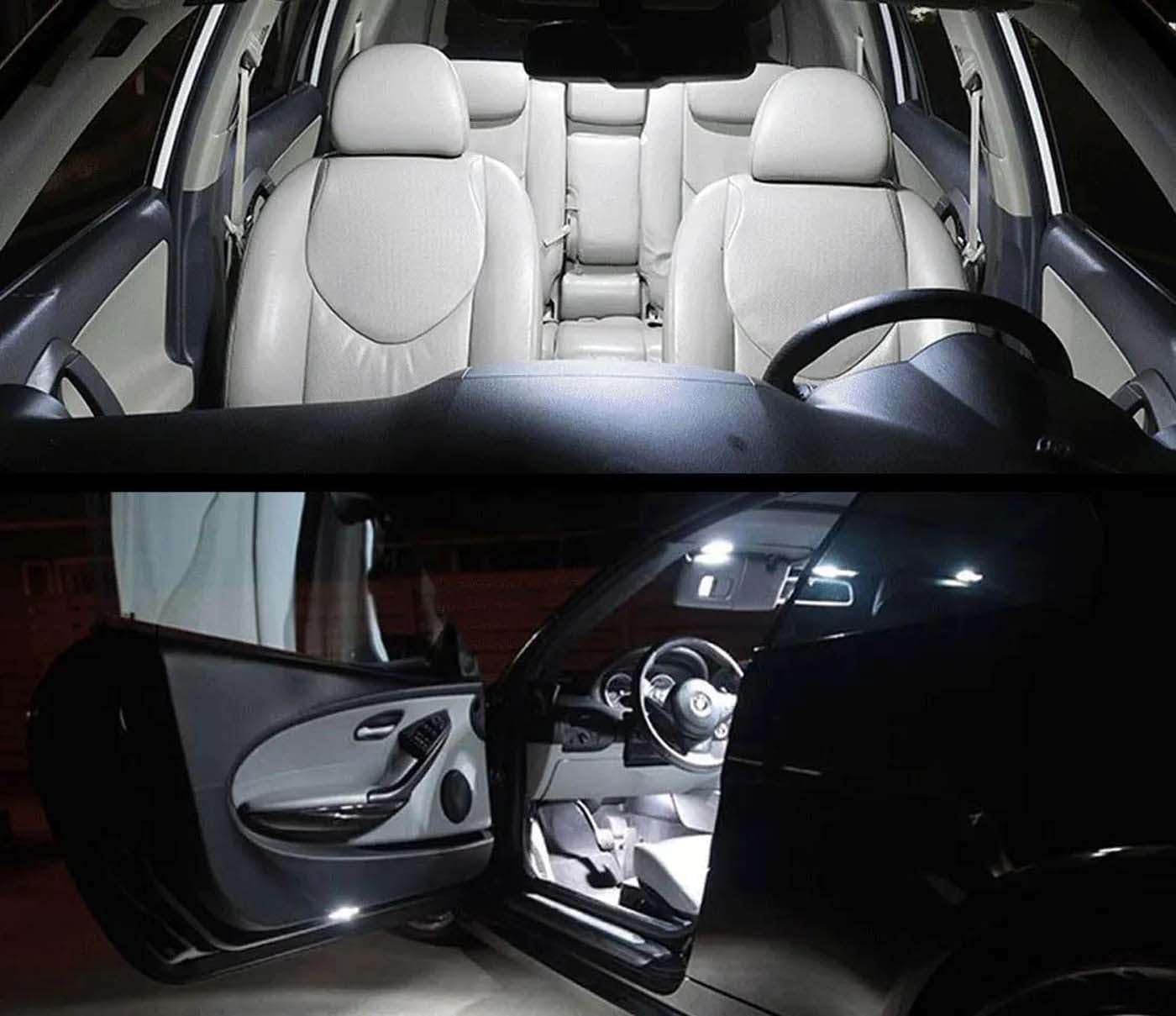 12pcs Car LED Interior Trunk Reading Glove Box Light Kit, for Fiat Ducato 1995-2022 2023 2024 Accessories