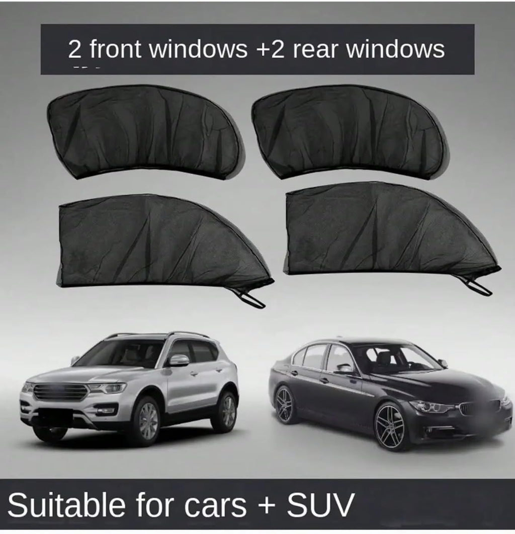 Car Window Sun Shade for Volvo XC40 XC60 XC90 Thickened Elastic Mesh Side Window Sunshade Auto Breathable Curtain Camping Privacy Screen for Volvo XC40 XC60 XC90