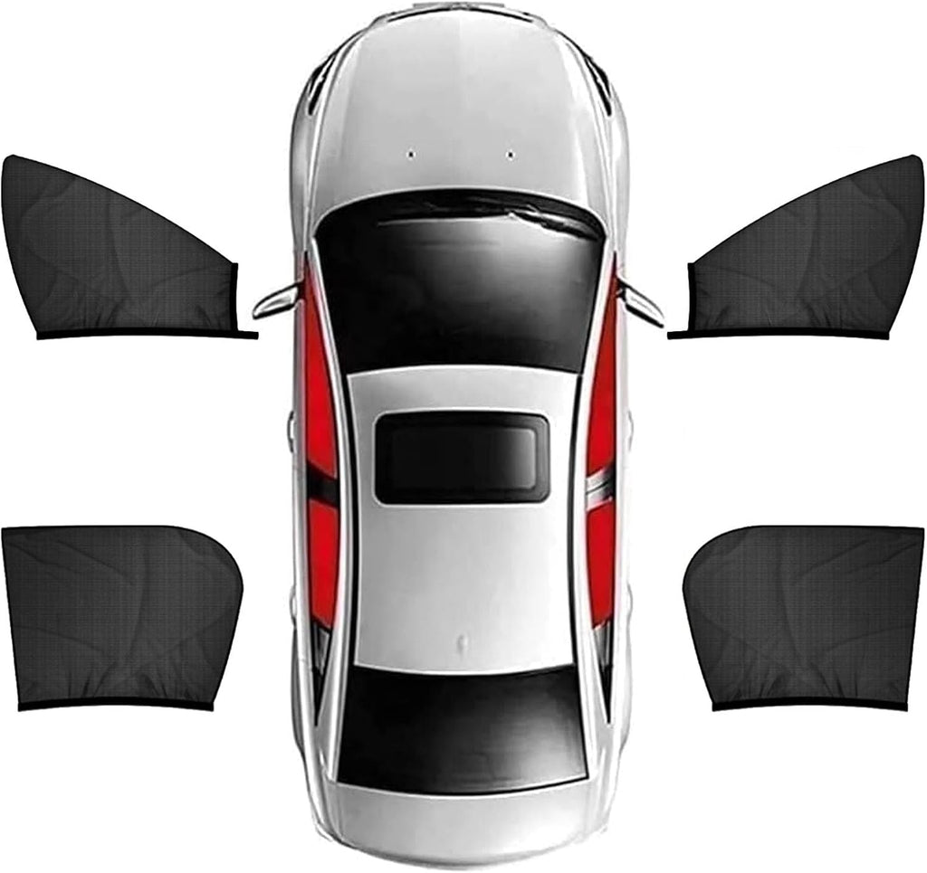 4Pcs Automotive Side Window Screens Mosquito Net for GMC Terrain 2018 2019 2020 2021 2022 2023 2024, Rear Front Door Sunshades Breathable Camping Travel Blocker,SUV