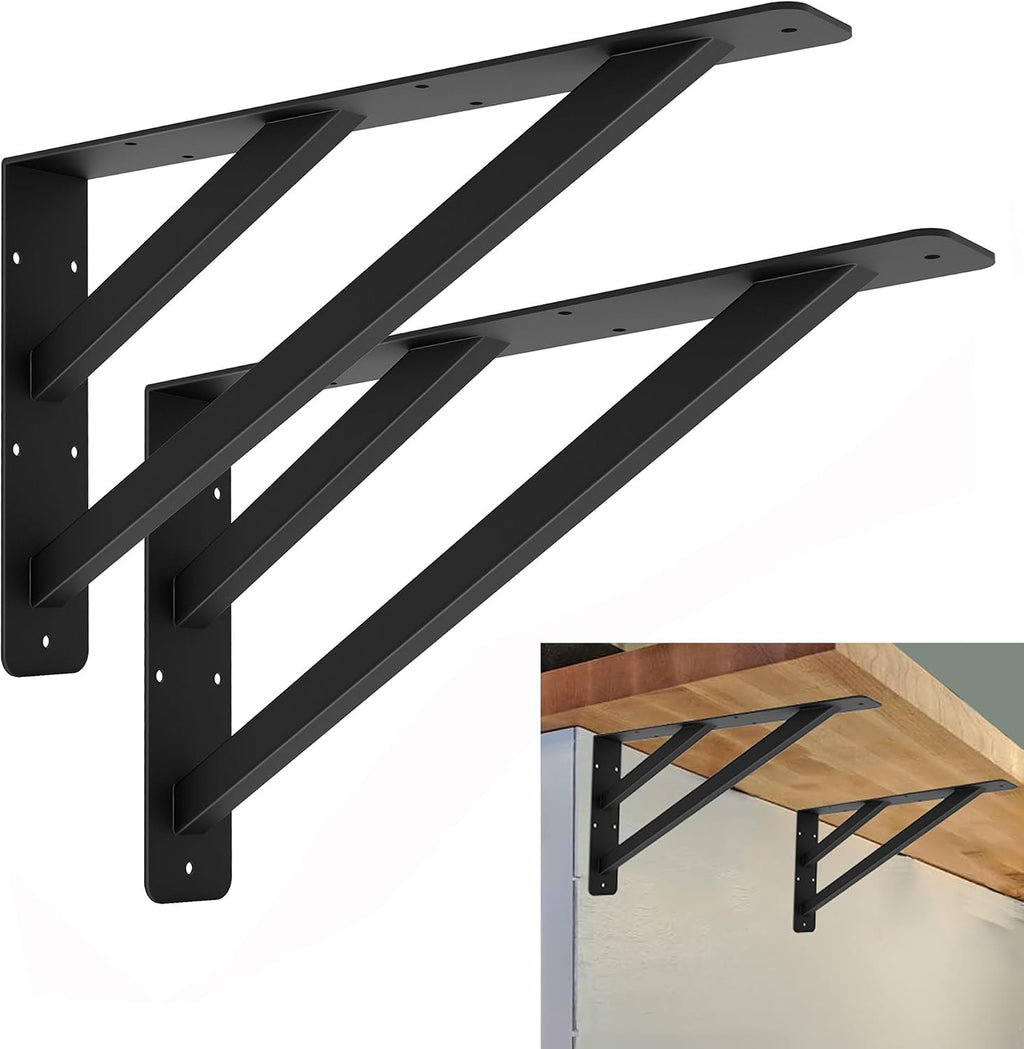 heavy duty shelf bracket ,countertop support brackets,16x9 inch, main product view