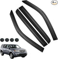 Rain Guards for Honda Pilot 2009-2015, Tape-on Side Window Deflectors, Window by LETINGFAR