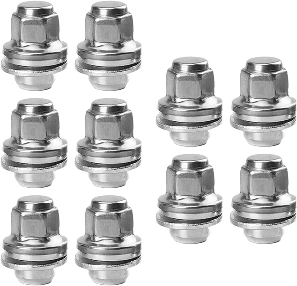Hub Lock Bolt Compatible with Jaguar for F-Type 10pcs Car Hub Screws Nuts Car Tire Bolts Wheel Screws Wear Parts Automobiles Accessories