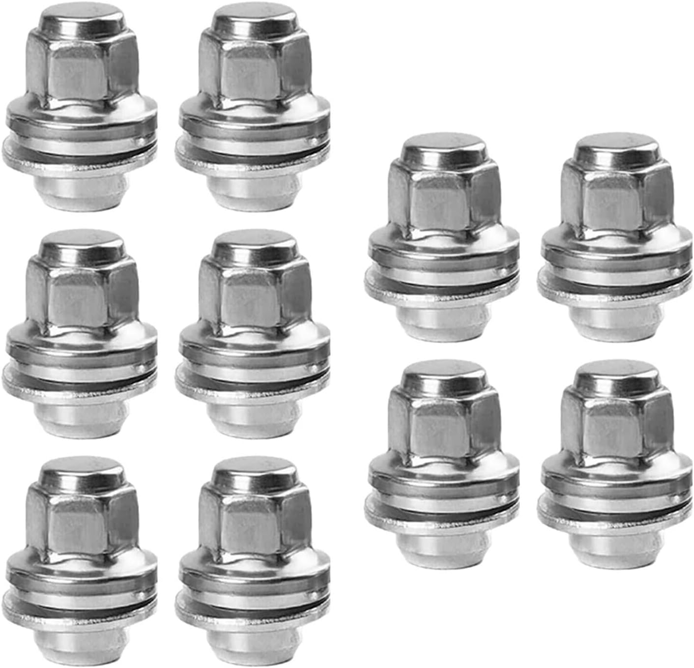 Hub Lock Bolt Compatible with Jaguar for F-Type 10pcs Car Hub Screws Nuts Car Tire Bolts Wheel Screws Wear Parts Automobiles Accessories