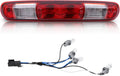 Third Brake Light Assembly Compatible with 2006 2007 2008 2010 2011 2012 2013 Chevy Silverado GMC Sierra 1500 2500 3500 Tail Lights Accessories Cargo High Mount Brake Light (Red/White, Original)
