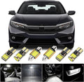 BMT xms LED Interior Light Kit Replacement for Honda Civic 5D 10th 2013-2023,6000K Cool White LED Car Interior Lights, 8 Pieces