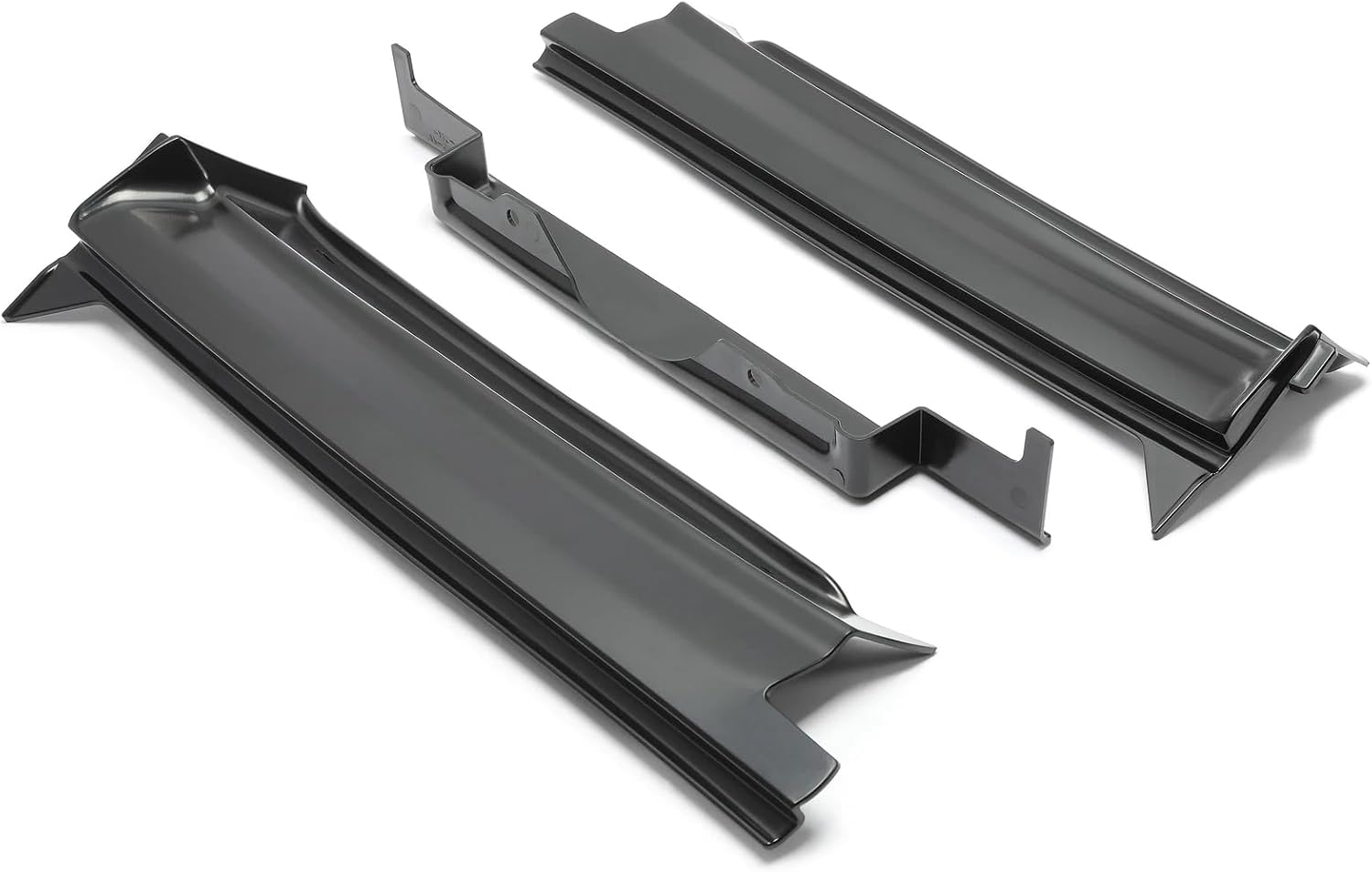 3PCS Bumper Fillers For 1977-1979 Cadillac DeVille Fleetwood Brougham | Color: Black,Material: High quality Plastic,Placement : Left, Rear, Right,rear bumper filler replacement panels