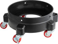 SGCB Pro 11.5 Inch Bucket Dolly, Removable Rolling Bucket Dolly Easy Push 5 Roll Swivel Casters to Move 360 Degree Turning for 5 Gallon Buckets Car Wash System Detailing Smoother Maneuvering, Black