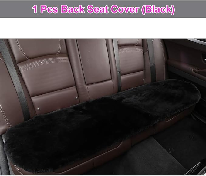 Fluffy Genuine Australia Sheepskin Car Seat Cover - Image 7