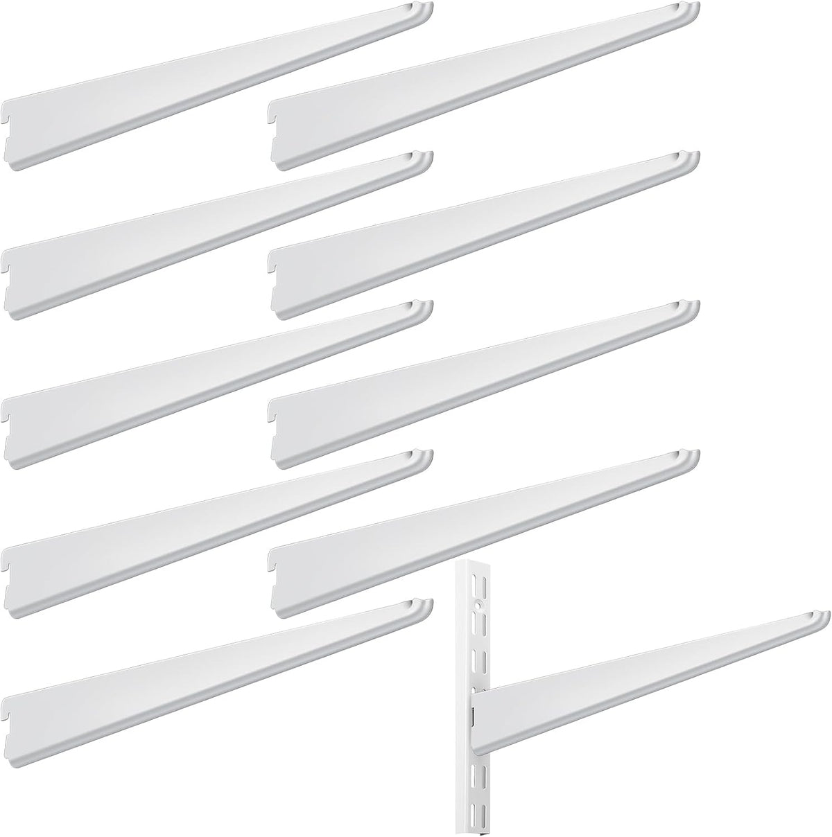 yalikop 10 pack adjustable shelf brackets for double, main product view
