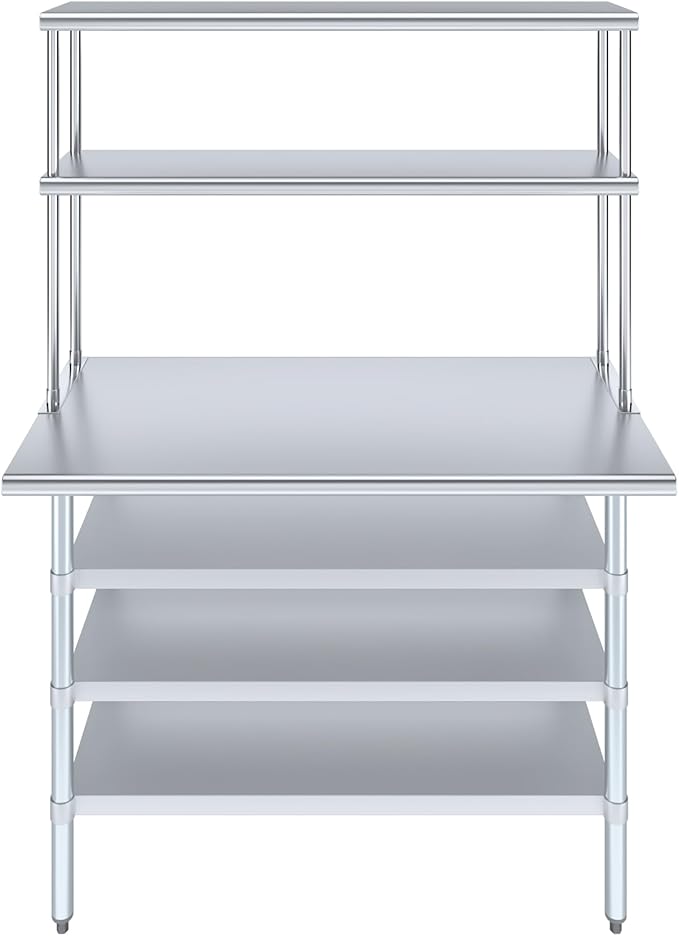 Amgood (24" x 48" Stainless Steel Work Table - Image 2