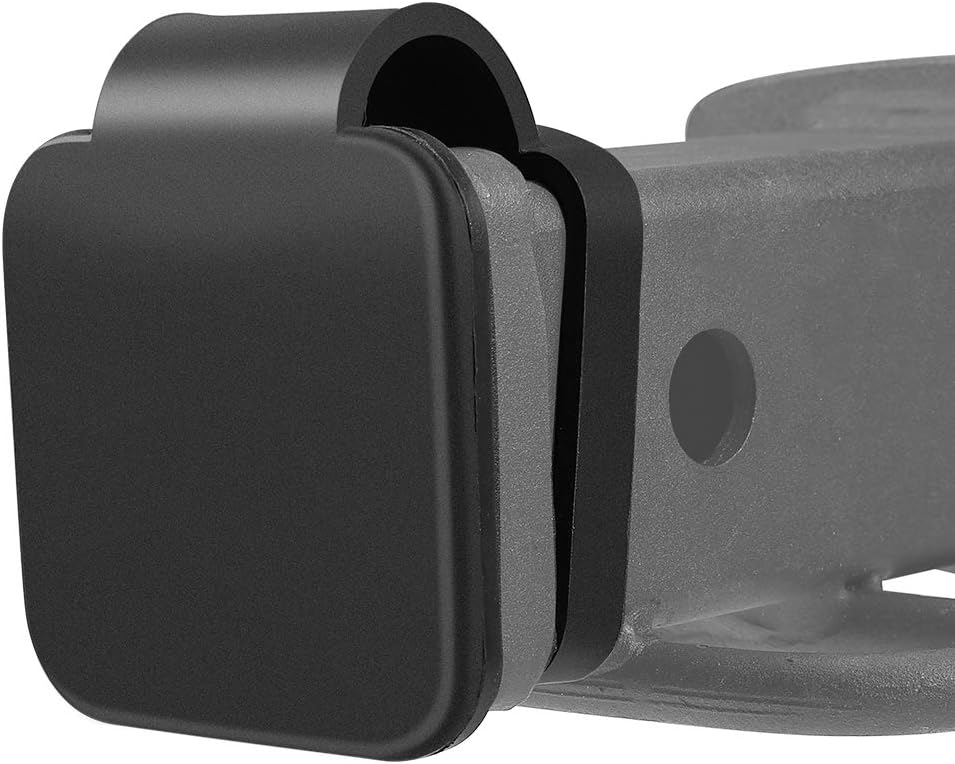 BougeRV 2 Inch Trailer Hitch Cover Tube Cover Plug Cap Rubber | Fits 2" Receivers, Car Exterior Accessories (1 Pack)