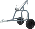 Log Skidding Arch, 24in Diameter 1600lbs Capacity ATV Trailer, Ball-Type Trailer Hitch Mounted Log Dolly, Heavy-Duty ATV Dolly with Two 16in Pneumatic Tires for Vehicles