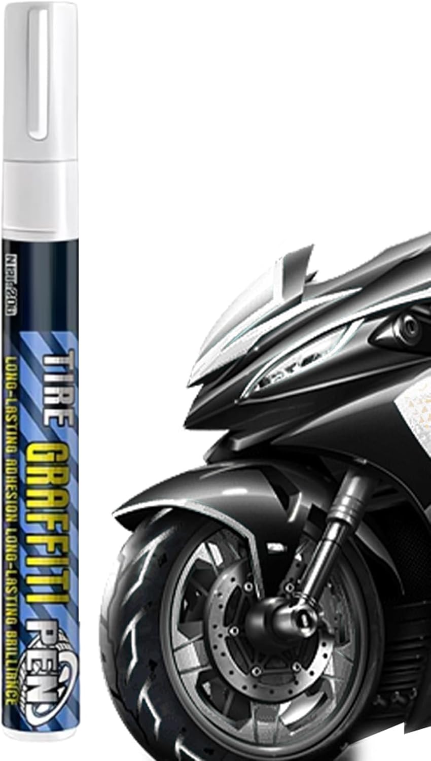 Tire Pen | Vehicle Wheel Modification Supplies,Tyre Lettering Paint Pen Drivers Trucks RVs Motorcycles Detailers Shops Modifiers Racers Restorers Shows
