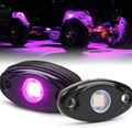16pods Purple Pink Rock Lights Dc 12v with Switch Kit for Trucks Utv ATV IP68 Waterproof