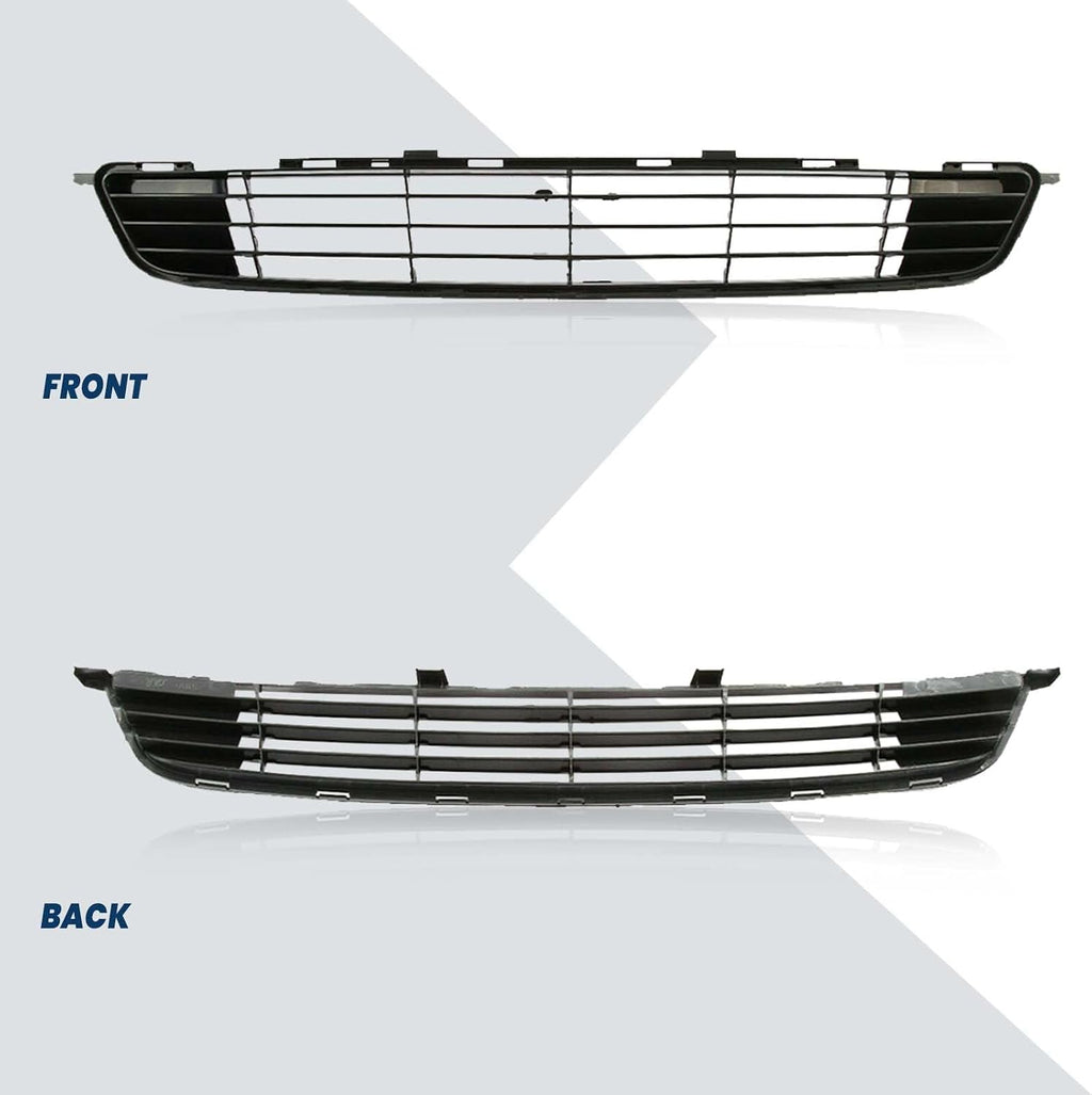 Front Bumper Mesh Air Intake Grille Replacement Shield fits 2009 2010 Toyota Corolla Front Black Air Intake Grill Replacement Kit 5311202120 TO1036111