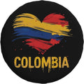Colombian Flag Spare Tire Cover Waterproof Sunproof Universal Fit for SUV Jeep Trailer RV Wheel Protectors Outdoor Accessories