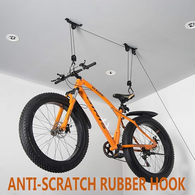 Wallmaster Ceiling Bike Mount Hanger, Bike Ceiling Lift Hoist, Bike Pulley - Image 4