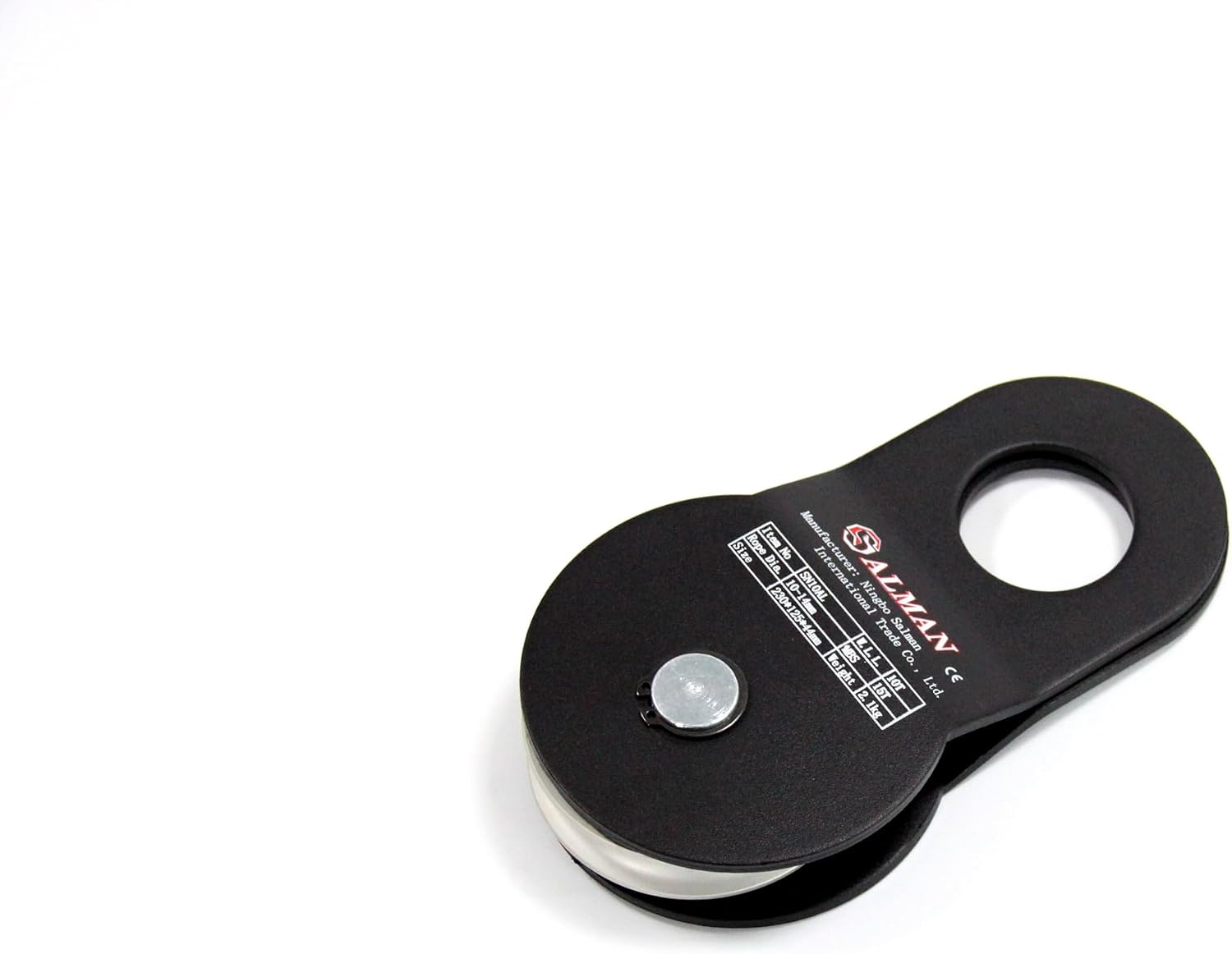 SALMAN 10 Ton Aluminum Wheel Snatch Block Pulley Blocks 22000 LBS Capacity Offroad Recovery Winch Accessory