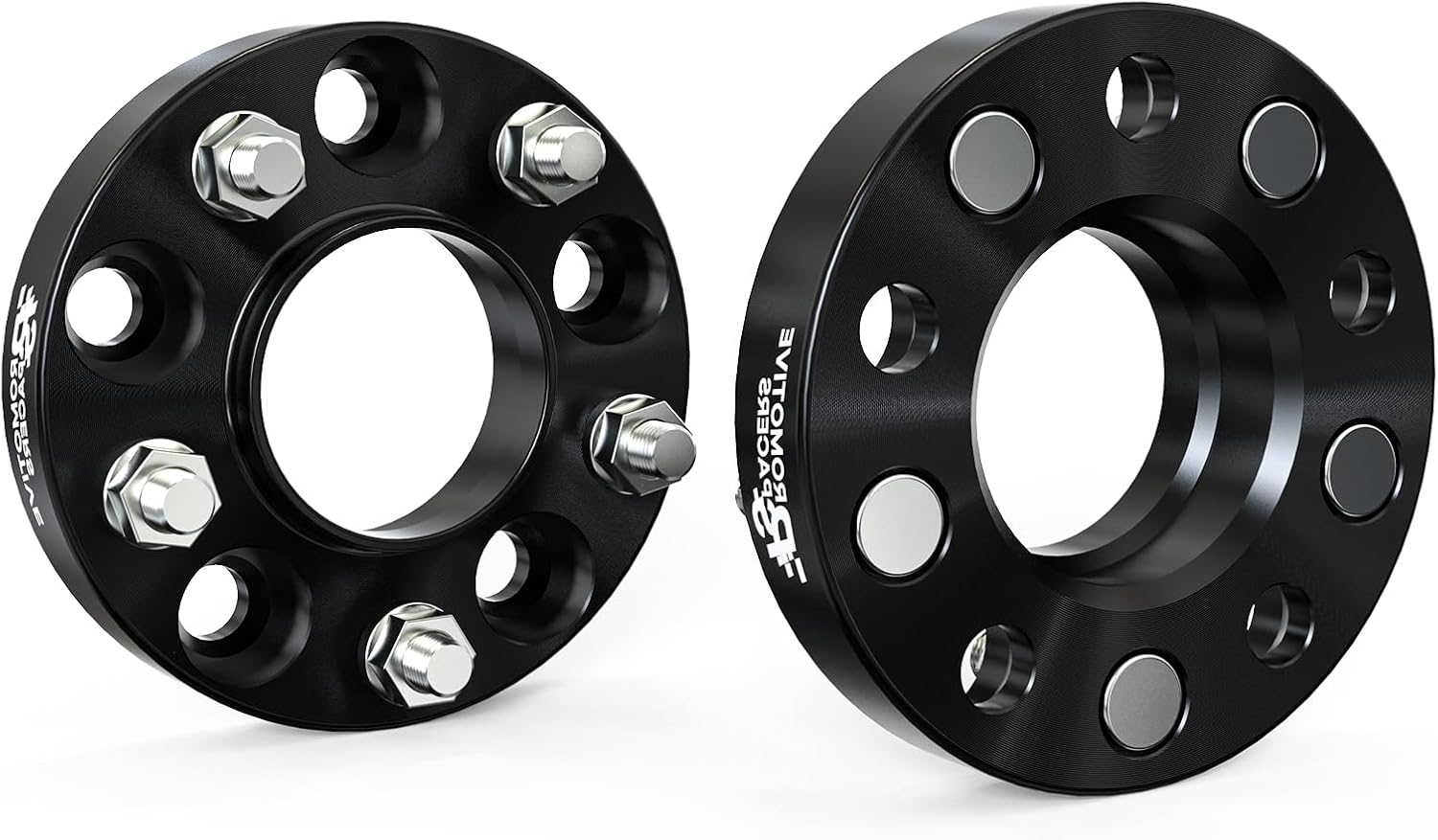 25mm (1") Hubcentric 5x114.3 Wheel Spacers 70.3mm CB 1/2"-20 Threads 2PCS | Forged 6061-T6,10.9 Grade Studs,Anodized Finish,For Ford Explorer Mustang Edge Ranger Crown Victoria,For Aviator Town Car