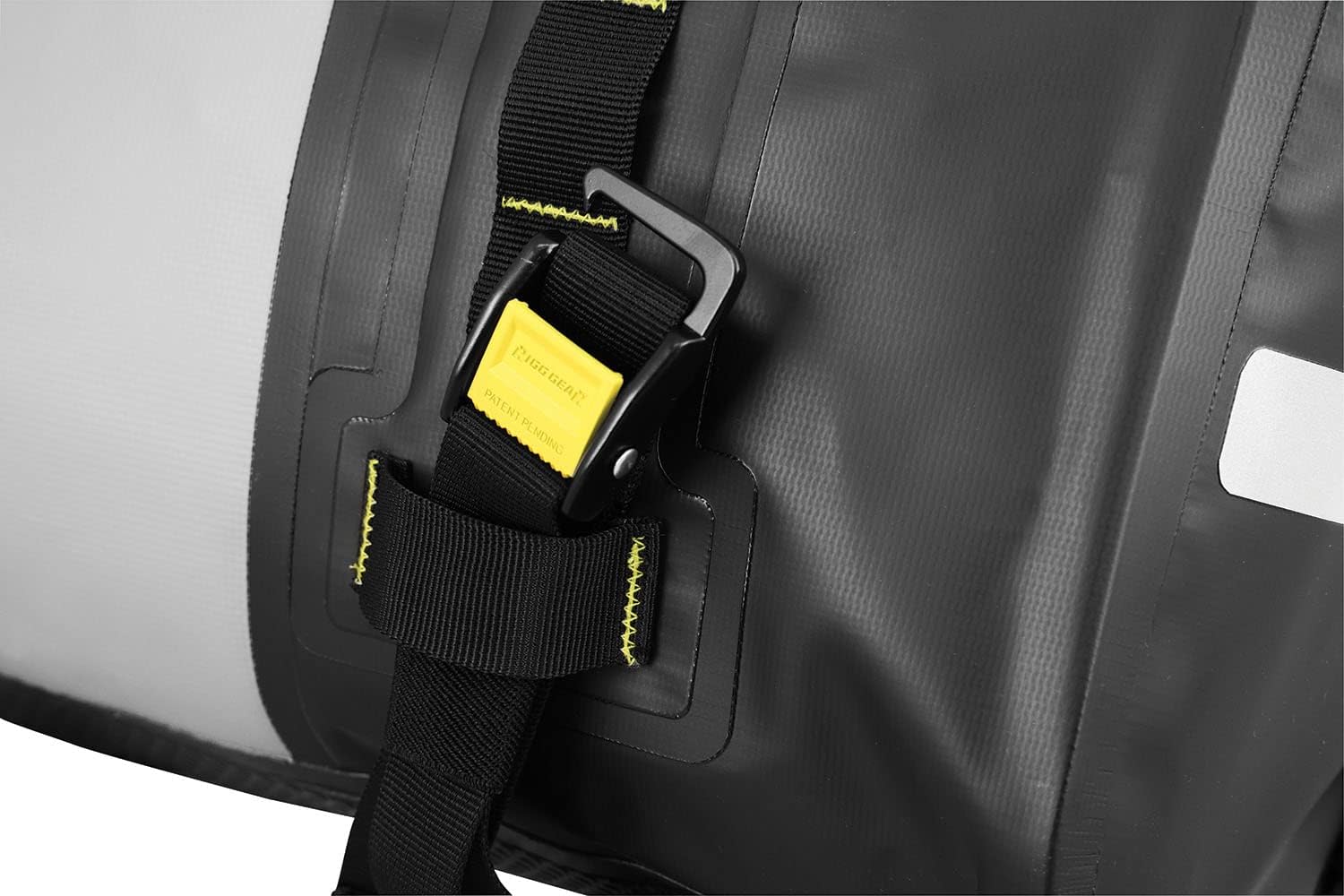 Nelson-Rigg Hurricane Waterproof Dry Roll Bag 10L, Roll Top, includes straps to attach to vehicle, air purge valve Black/Gray