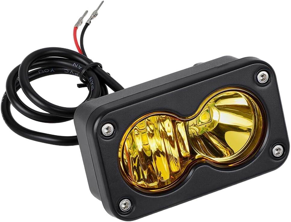 Headlight Kit for Talaria MX3 Taparia XXX X3 6000-6500K LED Light Bar Spot Flood Combo Bright Front Headlamp Motorcycle Dirt Bike Light with Mount Bracket Wiring Harness Yellow
