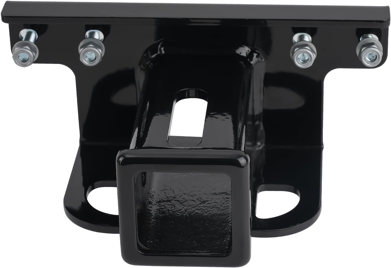Rear Trailer Hitch Receiver 2" for Yamaha Grizzly 550 700 Kodiak 700 2007-2019 Bolt-On Powder Coat Carbon Steel