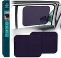 Safety 1st Cling Car Window Shades, 2 Pieces, Black Tint | Sun Blocker, UV Protection, Static Cling, Privacy Shade, For Baby
