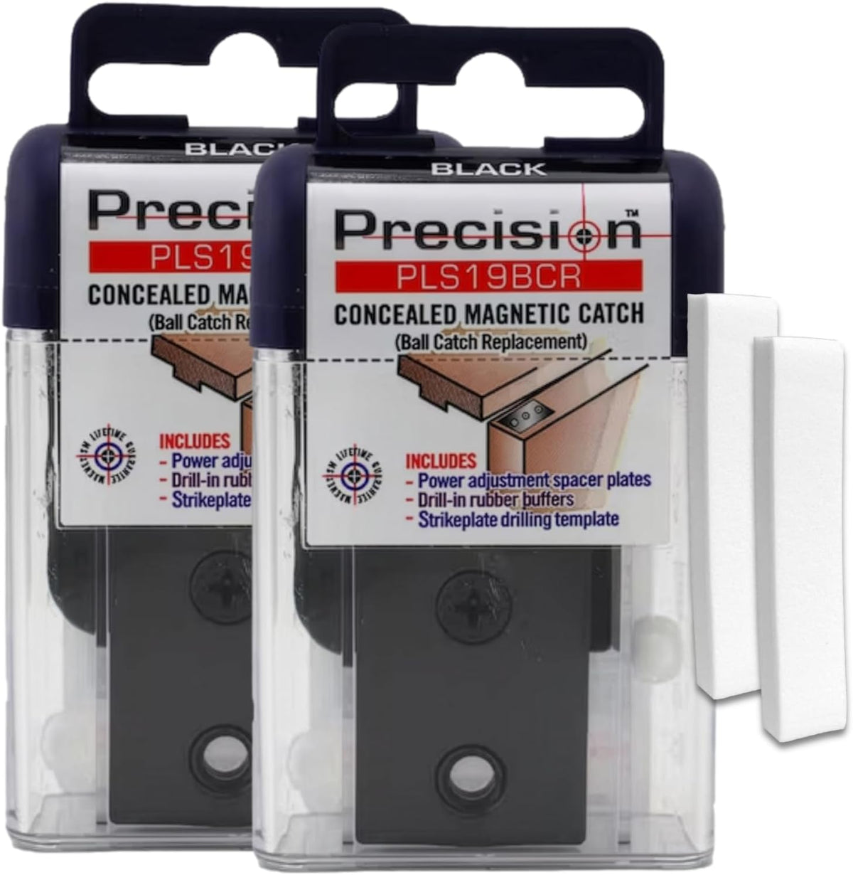 magnetic door catch, ball catch replacement hardware for, main product view
