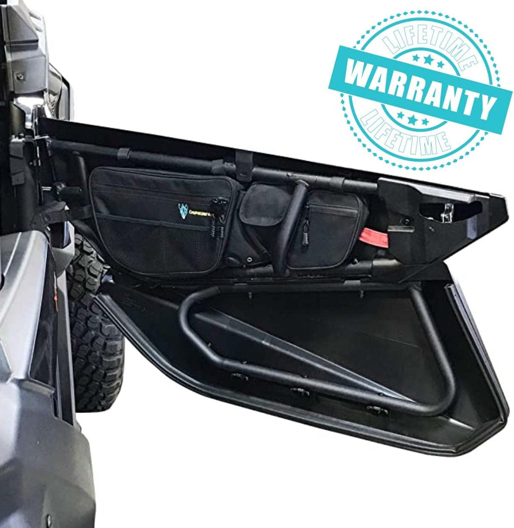 Chupacabra Offroad X3 Front Door Bags - Maverick X3 MAX Turbo R X DS RS RR XMR XRC 2017 2017-2022 Door Storage Bags (Driver and Passenger Side Door Bags)
