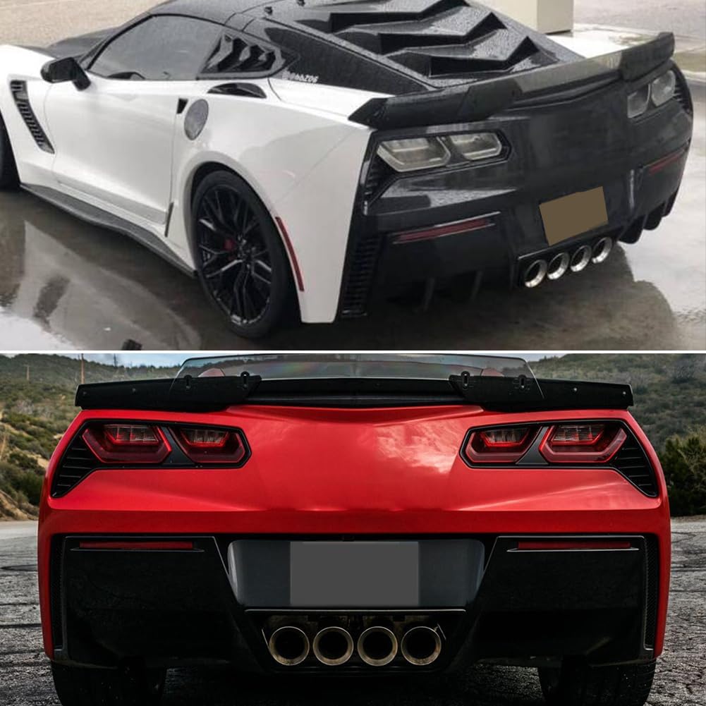Red Lens For 2014 2015 2016 2017 2018 2019 Chevrolet Chevy Corvette C7 Reflector Tail Light Housings 22813423, 23370176 84031887