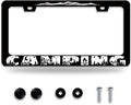 Camping License Plate Frame Mountains License Plate Holder Forest by NEWCOCO