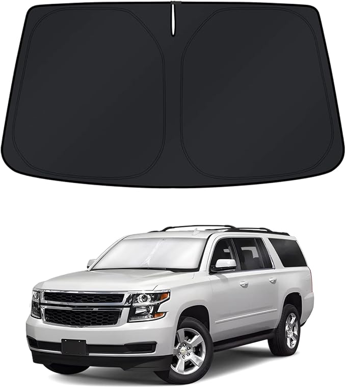 KUST Windshield Sun Shade for 2015-2020 Chevrolet Chevy Suburban/Tahoe by KUST