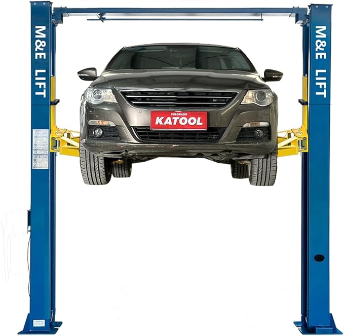ME 9000lbs 110v 2 Post Lift Max. Lifting Height 74.8" 2 Post Car Lift Auto Lift by Katool