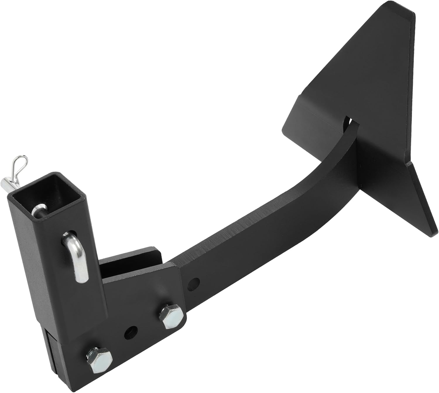 ALMULOO Hitch Mounted Trencher Compatible with CAT 0 CAT 1 with 2" Receiver Adapters Black Trenching Subsoiler Steel Powder Coated