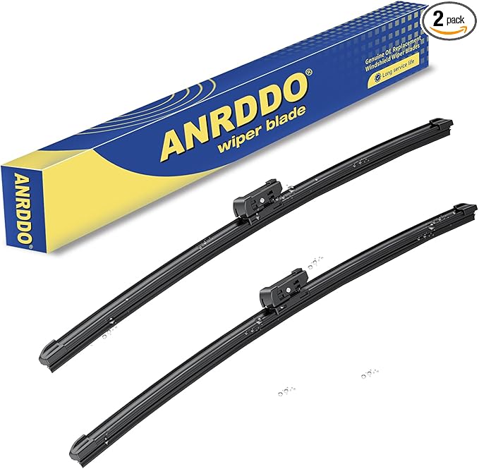 2 Wipers Factory Replacement For 2015-2017 Chevrolet Colorado, 2015-2018 GMC by ANRDDO