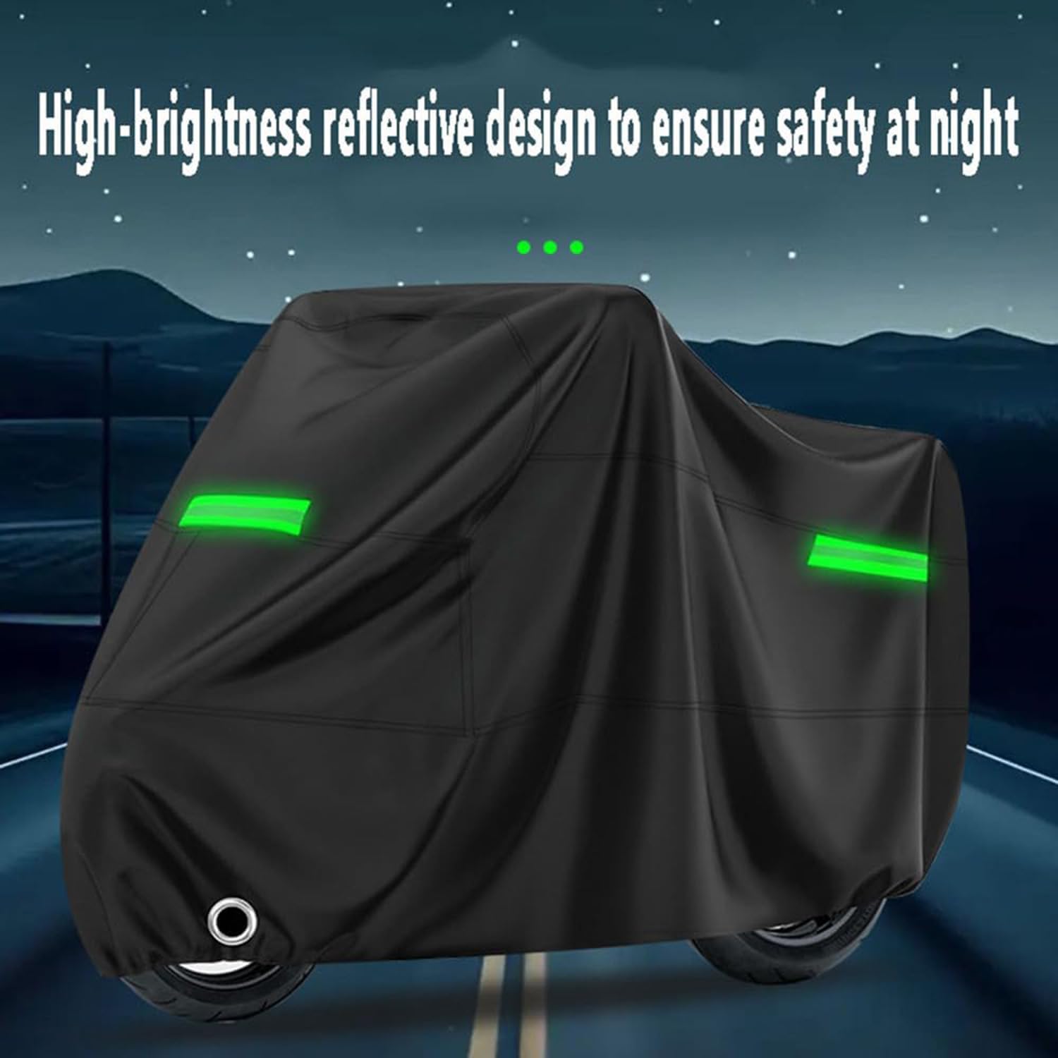Motorcycle Cover for BMW R 1200 GS LC R1200GS R 1200GS ADV R1200GS Rallye Premium Waterproof Durable All-Weather 190T Indoor Outdoor Protection Cover Accessories Black Green