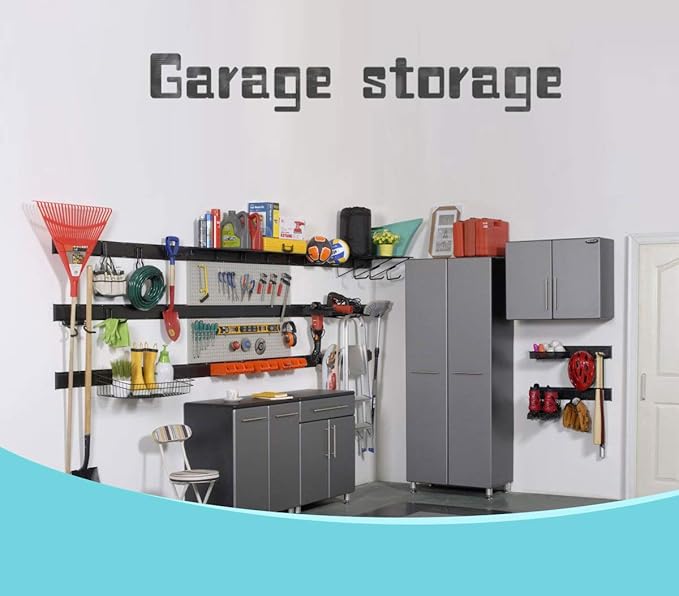 Ultrawall Garden Tool Organizer, 48 Inch Garage Tool Organizer Wall Mount - Image 6