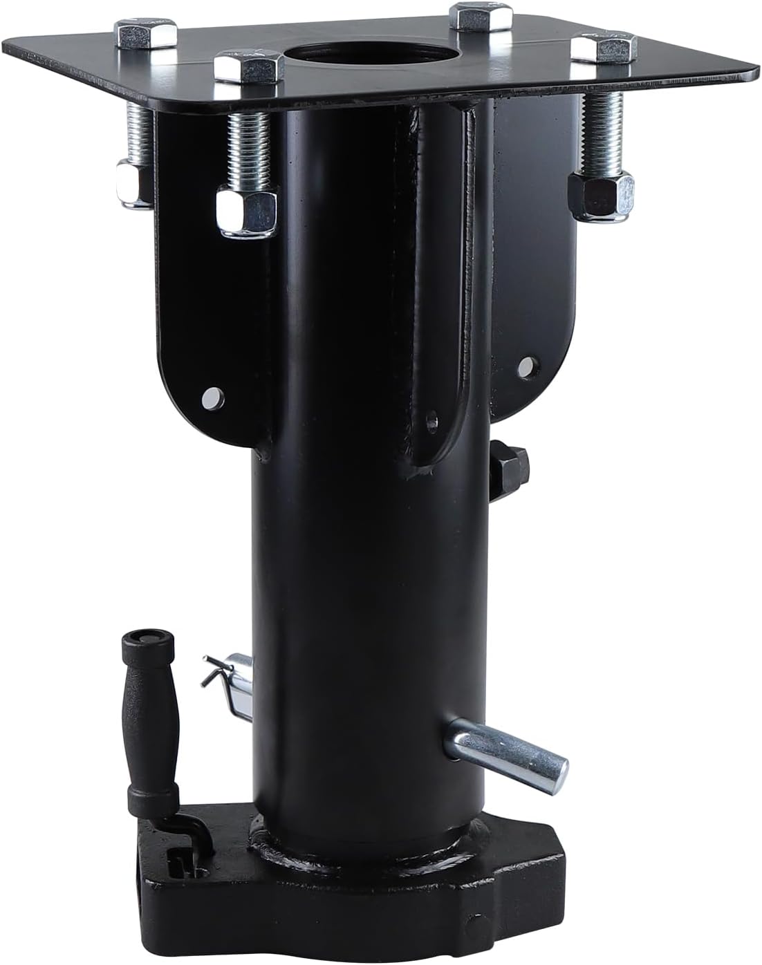 5th Wheel to Gooseneck Adapter Hitch, 2-5/16" Ball, 30000LBS Capacity, 15"-21" Adjustable Height, Gooseneck Adapter for RV and Trailer Towing