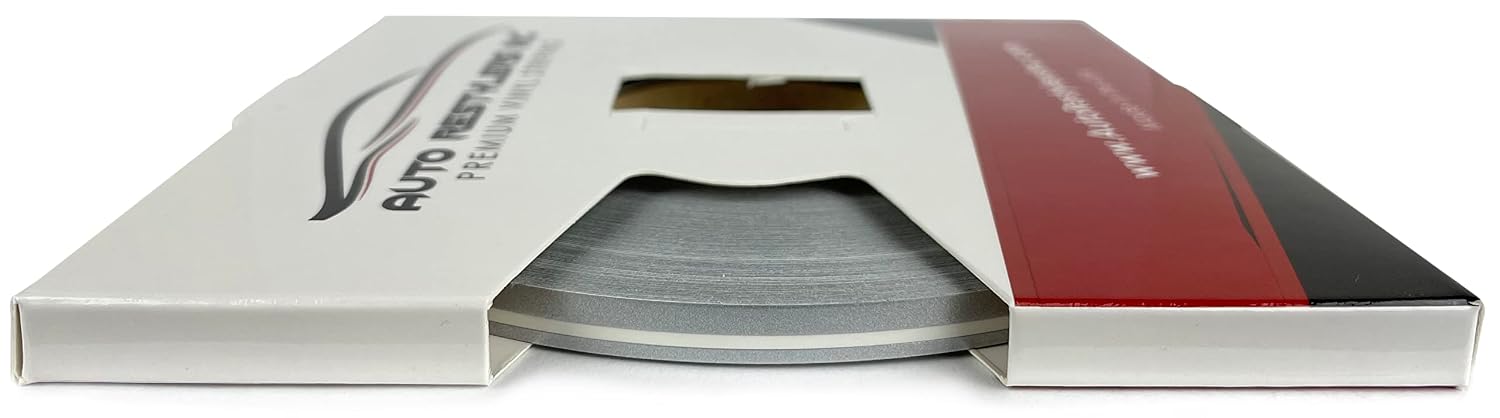 3M 4/16" x 150' Automotive Vinyl Pinstriping Tape (Silver Metallic)