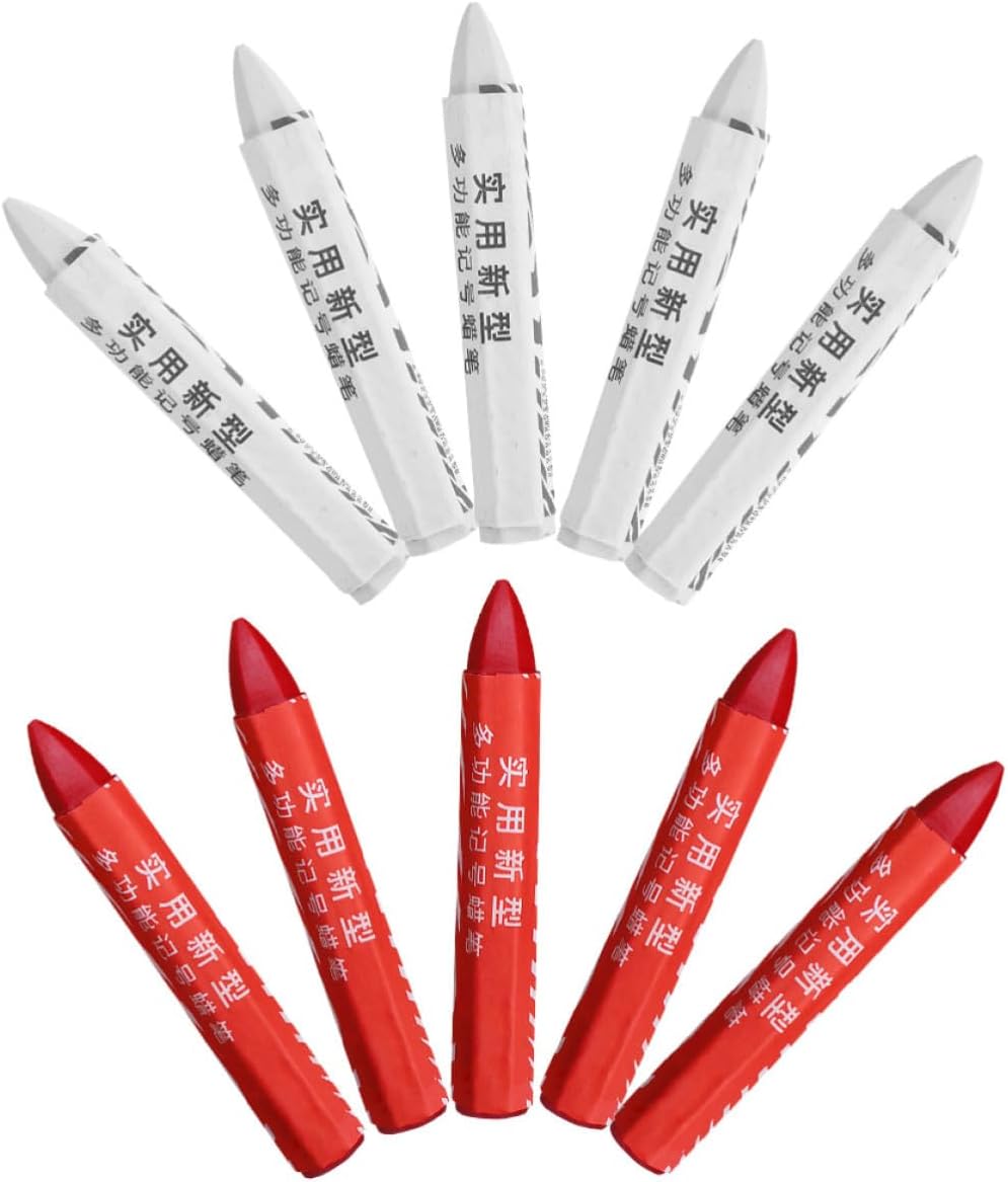 SHINEOFI 20pcs Car Tire Marker Pens Waterproof Wax Crayons for Tire Repair Easy to Use and Versatile Suitable for Bikes and Motorcycles Sturdy Marking Crayons