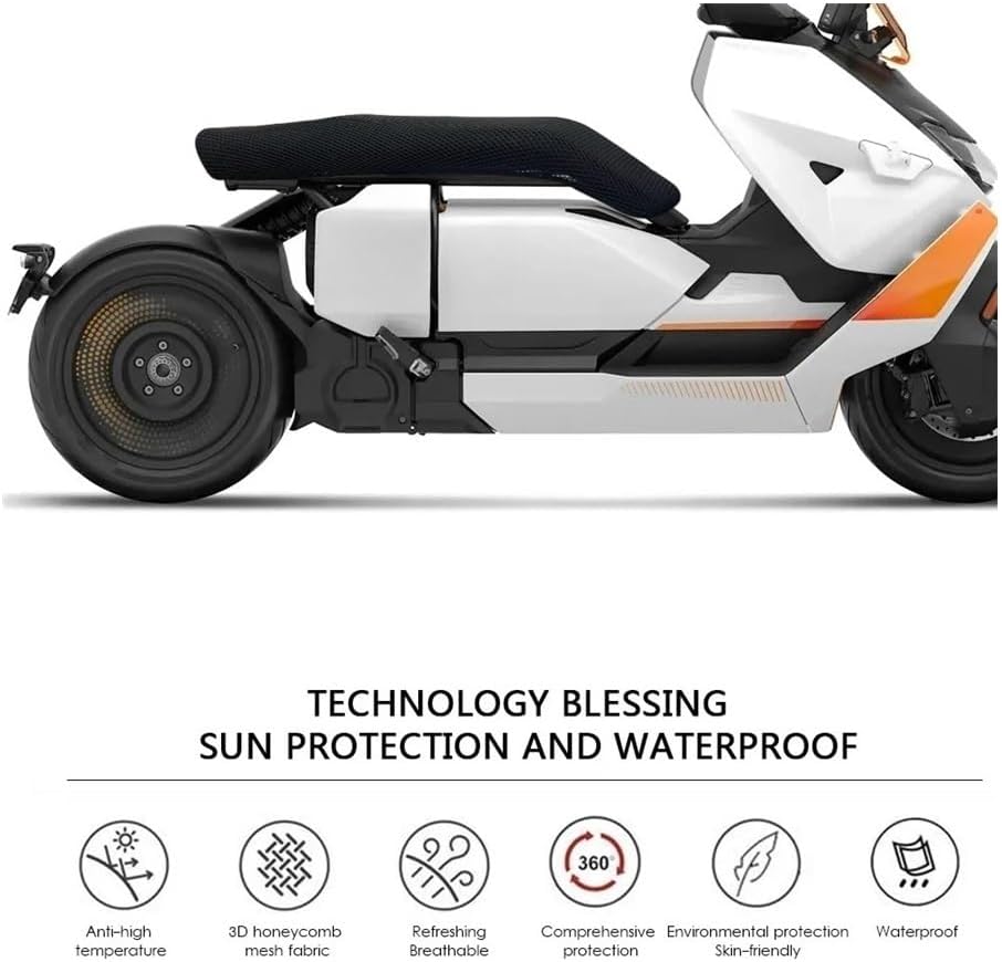 Motorbike Seat Cover Motorcycle Seat Cover Seat Protect Cushion 3D Honeycomb Mesh Seat Cushion for B&M&W CE04 CE 04 2022