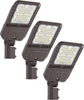 LED Parking Lot Lights 150W Slip Fitter Mount Outdoor Street Pole Light