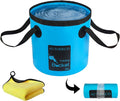 Collapsible Bucket 5 Gallon Container Folding Water Bucket Portable Wash Basin 20L